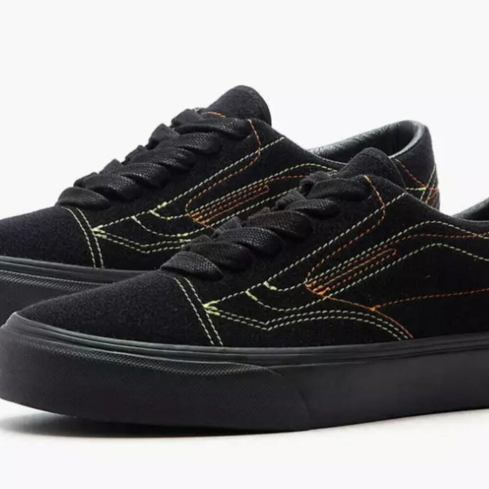 Vans x Taka Hayashi DIY Sk8-Low VLT LX 'Black' VN0A4UX62NQ Men's 8 Custo… - Picture 7 of 11